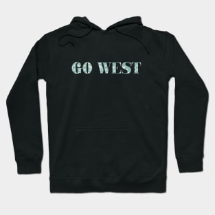 Go West, pattern Hoodie